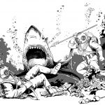 Taty Payansky «Иллюстрация к произведению  Ж. Верна «20 000 лье под водой»
